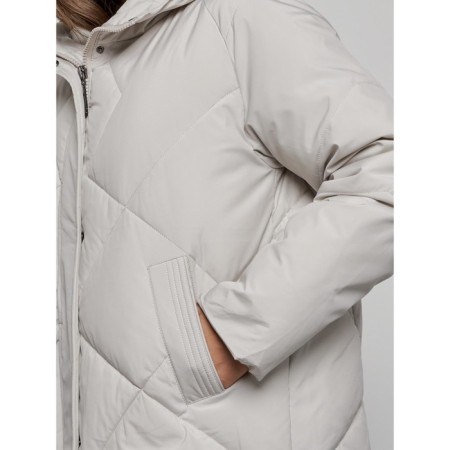 Winter jacket, size 56, light gray color-10