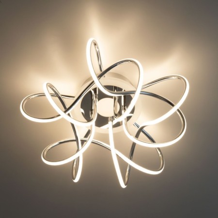 Ceiling CITILUX CULCH "JMINI SMART" CL229A151E 50x50x23 cm, 5x19W, LED, Gray color.-20