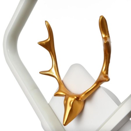Bra "deer" LED 16W 4000k 24x24 cm white-gold 22x24 cm-4