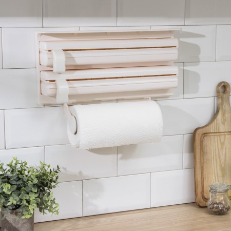 Organizer for kitchen accessories, 38 × 18 × 7 cm, beige color-3