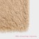 Bath and toilet rug “fluffy”, 40 × 60 cm, beige color