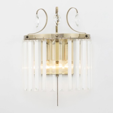 Lamp Citilux "Inga" CL335323, 25x30.5 cm, 2x60W, E14, brown color-6