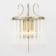 Lamp Citilux "Inga" CL335323, 25x30.5 cm, 2x60W, E14, brown color