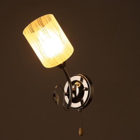 Sconces "LIKI" 1x60W TCCOL: E27 Color: Chrome 20x11x27cm-2
