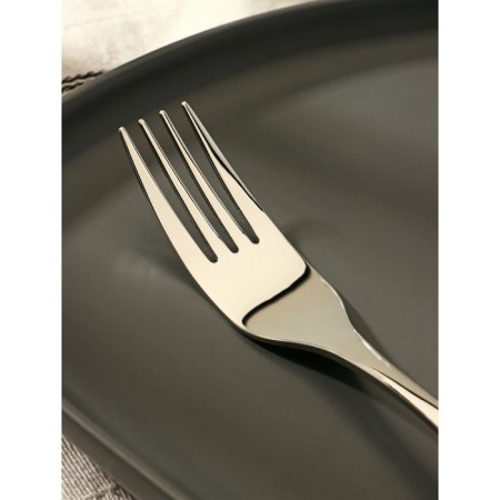 Torlet of stainless steel "Mario", h = 20.5 cm, silver color-1