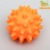Brying toy "ball with spikes" for dogs, 6.5 cm, orange