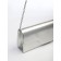 Female bag on a magnet, silver color