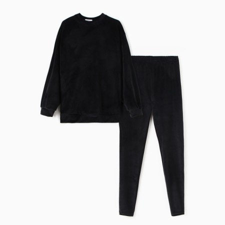 Women's costume (sweatshirt and leggings) KAFTAN PLUSHY p. 52-54, black-6