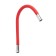 Pour for the Zein mixer, 3/4 ", flexible, silicone, stainless steel, 50 cm, plastic mesh, red