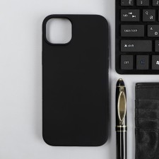 Red Line Ultimate cover for iPhone 14 Plus, silicone, microfiber, black