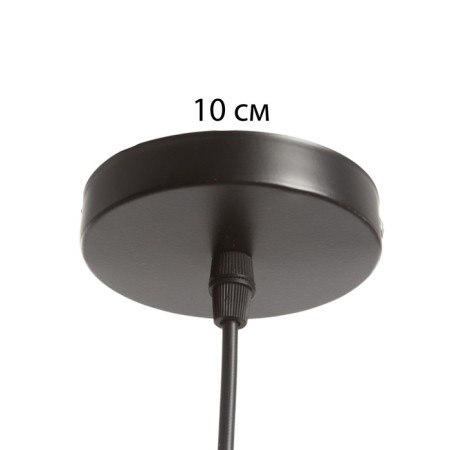 Suspension Bayerlux "perforation" E27 black 13x13x20 125cm-4
