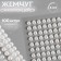 Pearls self -adhesive, d = 6 mm, 100 pcs on the sheet, white color