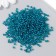 Beads "Astra" 11/0, 20 g (21A-4 turquoise/transparent with the color center)