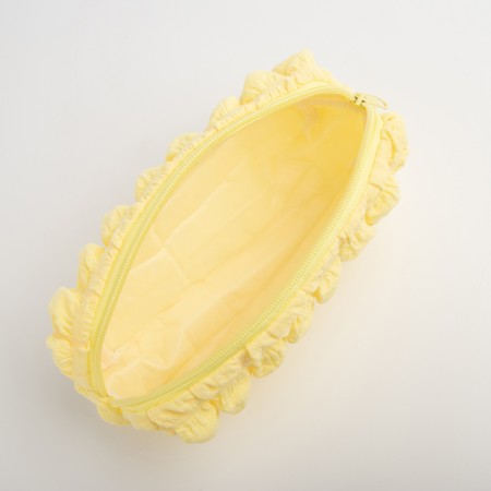 Lightning cosmetic bag, yellow color-2