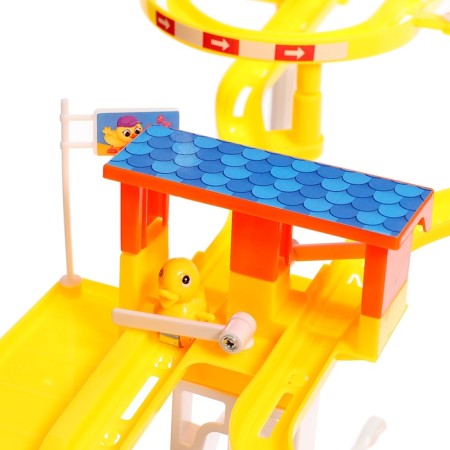 Developing toy "Duck track", light, sound, works from batteries and from the network-5