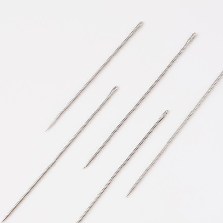 Sewing needles in a plastic box, 10 pcs, color mix-3