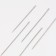 Sewing needles in a plastic box, 10 pcs, color mix