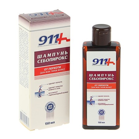 Shampoo 911 Sebopirx from dandruff, 150 ml