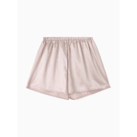 Women's pajama shorts minku: Home Collection Beige Color, Rr. 46-5
