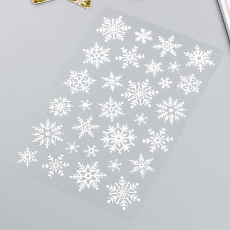 Decorative sticker Room Decor "Snowflake-Mini" 14x21 cm-1