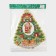 Decorative decoration (suspension) "New Year tree" 62x36 cm