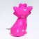 Brying toy "cat" for dogs, 10 cm, pink