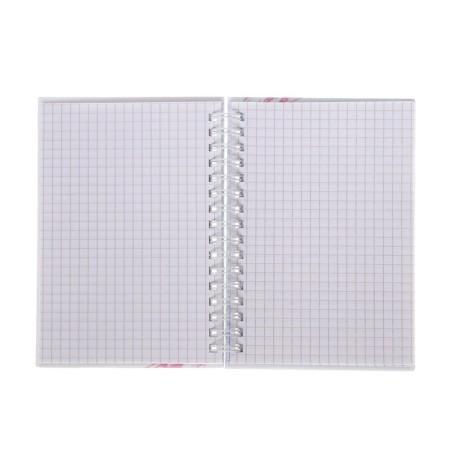Notebook, A6, 80 sheets, in a cage, "enchanting tenderness", a solid double cover, glossy lamination, an offset block 65 g/m2-5