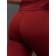Sports women's leggings, size XL, burgundy color