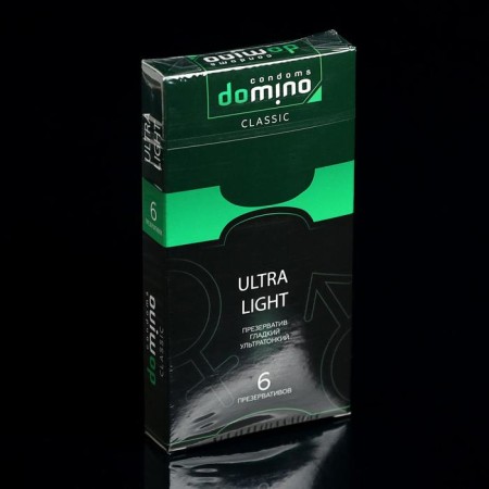 Domino Classic Ultra Light condoms, 6 pcs.