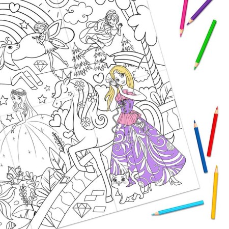 Coloring giants set "for girls", 2 pcs.-3