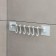 Velcro towel holder, 6 movable hooks 36 × 6.5 × 2 cm, color mix