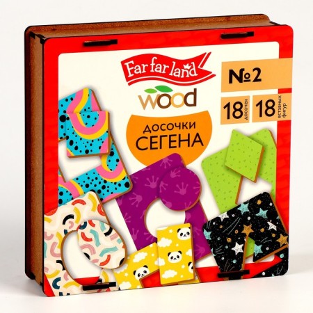 Loto "SEGENENS No. 2", 18 board, 18 insertion figures