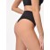 Women's thong cowards with a texture rubber Mirey String, size 46-48, black color