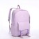 School backpack of textiles on lightning, 4 pockets, lilac color