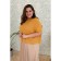 Female jumper, size 50, mustard color