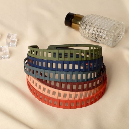 Hair rim "Tammy" stripes, 1.5 cm, mix-1