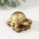 NECKE bronze "Turtle on coins" T-215 5.5 x 3.5 x 3 cm