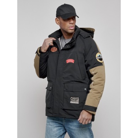 Male Winter jacket, size 56, black color-4