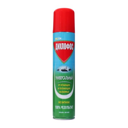 Dichlophos No. 1 Neotox, a universal remedy for flying and crawling insects, 200 ml