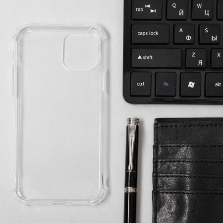 Luazon cover for iPhone 11 Pro, silicone, anti -suggestion, transparent-1