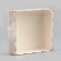 White cookie box, 7 x 7 x 3 cm