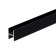 Sloping bar for a wall panel length 4 mm, black, 0.6 m