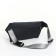 Lightning waist bag, 2 outer pockets, black color