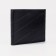 Male purse without fastener, department for bills, for maps, for coins, black color