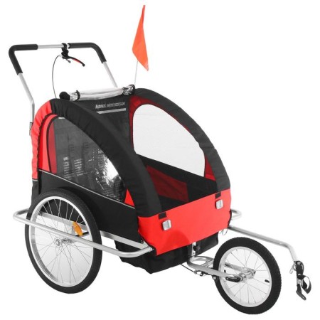 Bicycle trunk, red color-2