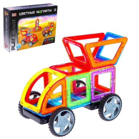 Designer magnetic "colored magnets", 27 parts