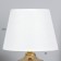 HELP LAM "Maria" 1x40W E14 white/gold 22x22x36cm