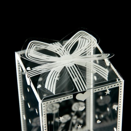 Folding box from PVC 6 x 6 x 10 cm "Spring mood"-2