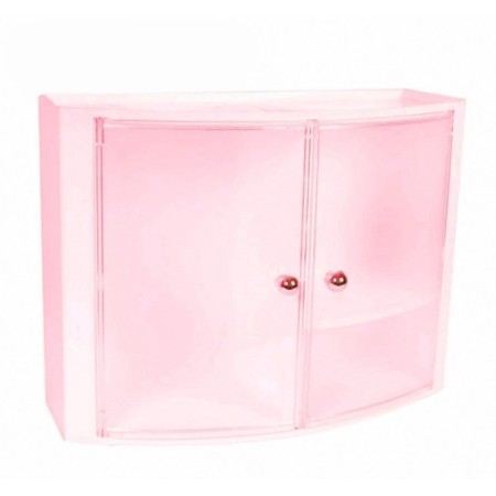 Bathroom cabinet, 32x43x17 cm, pink