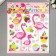 EVA "Flamingo" sticker 41x33 cm